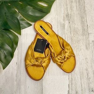 Zara Gold Sandals